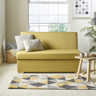 Pale Yellow Madrid Sofa Bed