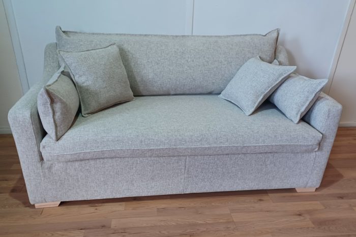 Scatter cushions on a sofabed