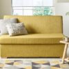 Madrid compact sofabed in olive fabric