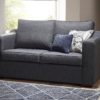 Norfolk sofabed shown In Balmoral Charcoal fabric
