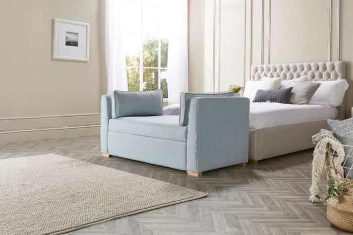 Copenhagen Sofabed in Balmoral Sky Fabric